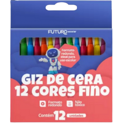 Giz Cera Emb FE062201 Futuro Brasil 12un