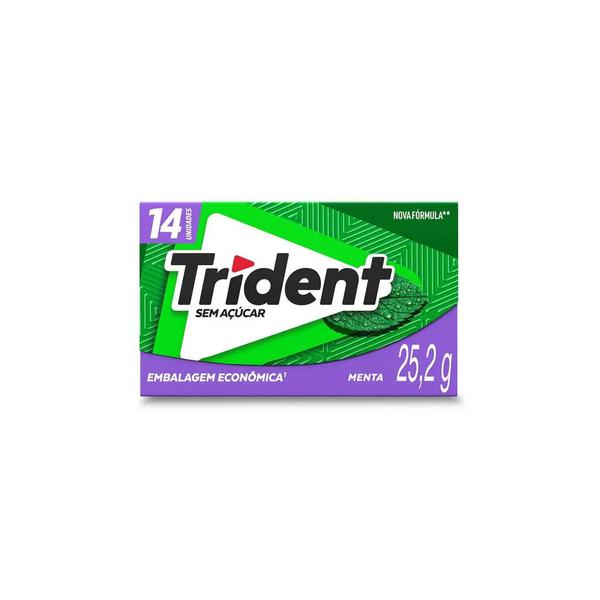 Goma Mascar Trident 14Un 25.2G  Menta