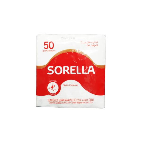 Guardanapo Papel Fs Sorella 30X30Cm Bco Pct 50un