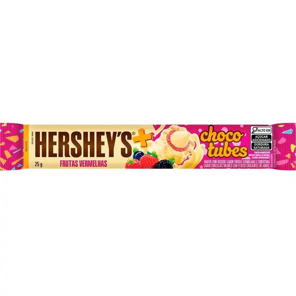 Hersheys ChocoTube  25g Frutas Vermelhas