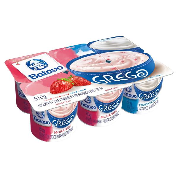 Iog Grego Morango Batavo Bdj 510g