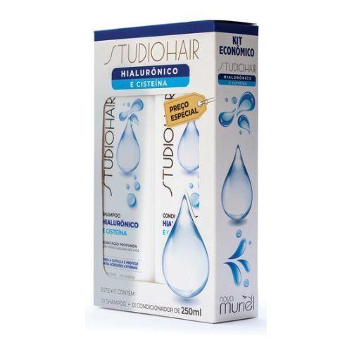 Kit Cap Sh+Co Studio Hair Muriel Cx 250ml Hialuronico