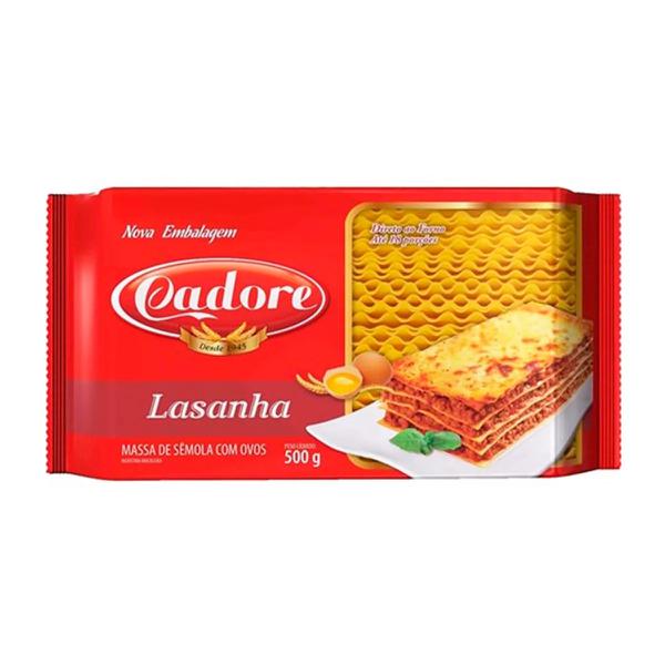 Lasanha Ovo Cadore Pct 500g