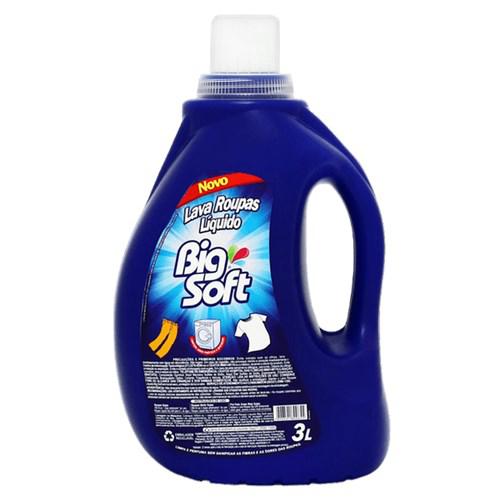 Lava Roupa Liq Big Soft Fr 3lt Azul