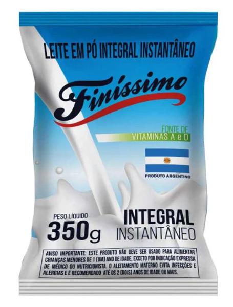Leite Po Finissima Inst Integ Sh 350g