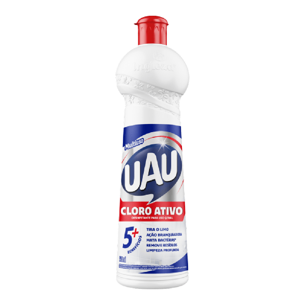 Limpador Wc Sqz Uau Cloro Ativo Fr 500ml 4X1 20%
