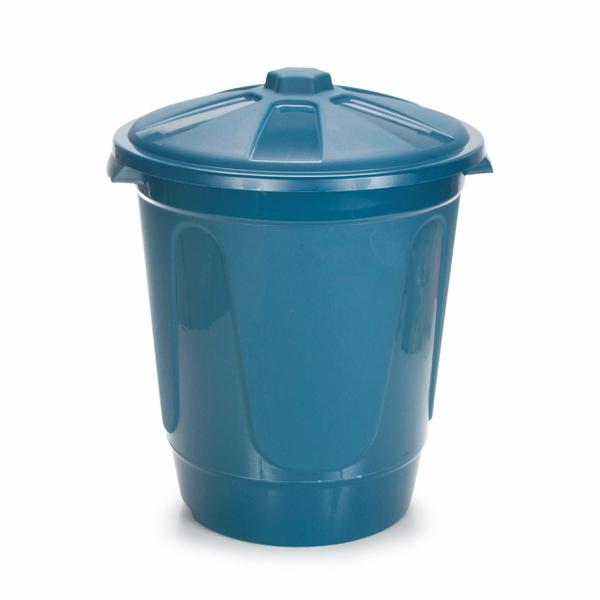Lixeira Plast Redonda C/Tampa 25Lts 2881 Ercaplast