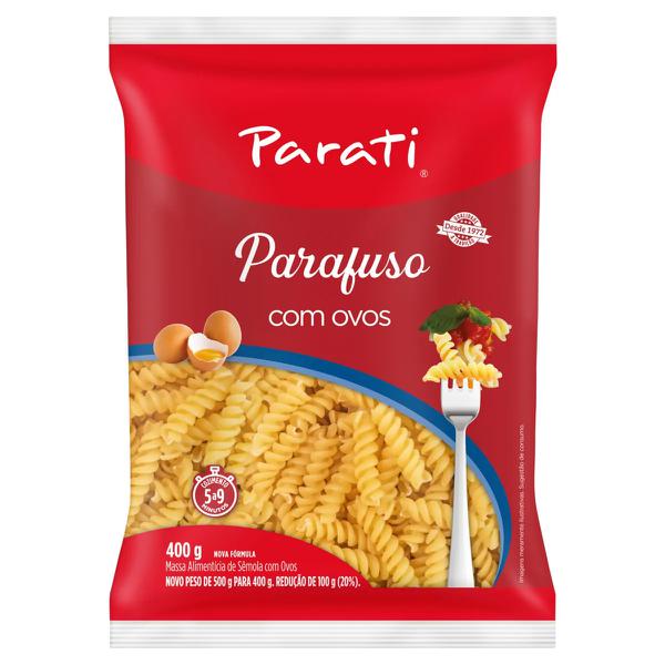 Macarrao Ovo Parati Pct 400g Parafuso
