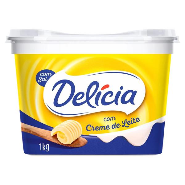 Margarina Veg Delicia Creme de Leite e Sal Pt Seara 1kg