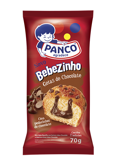 Mini Bolo Ind Bebezinho 2Un Pct 70g Gotas