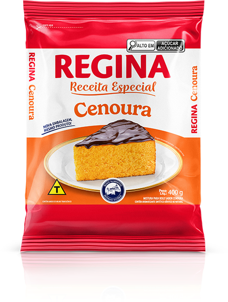 Mist Bolo Regina Especial Pct 400g Cenoura