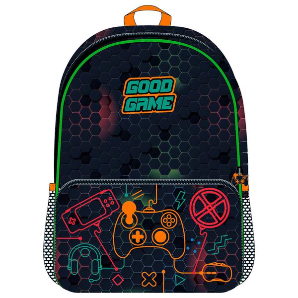 Mochila Infantil Poliester Good Game 16 Sort Un Yins  Brasil YS42193