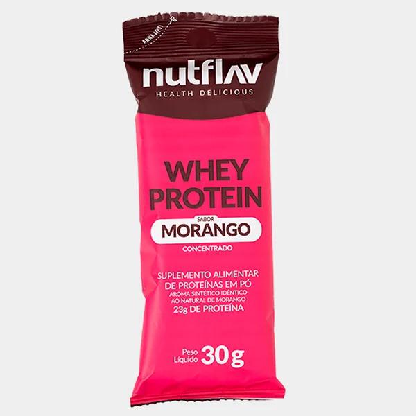Monodose Whey Protein Conc Nutrilatina Un 30g 300Ml - Morango
