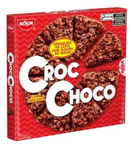 Nissin Croc Choco Pct 44g Leite C/ Floco Milho