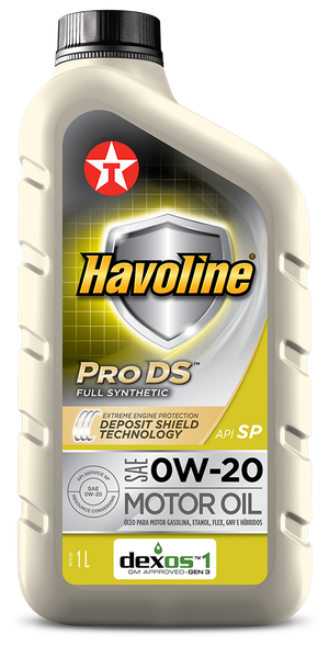 Oleo Havoline Prod Full Synthetic SAE 0W20 SP 1lt