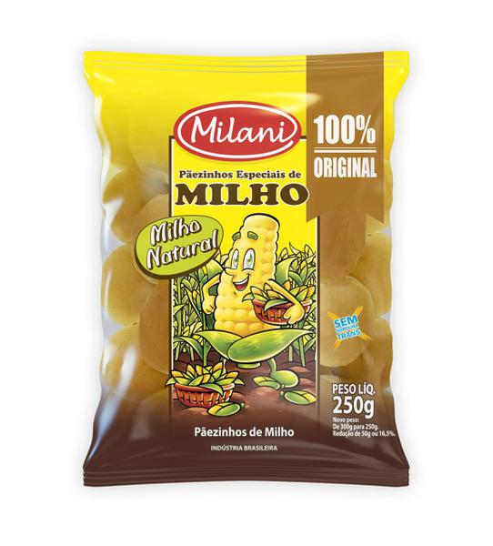 Paes Linha Horta Milani 250g Milho