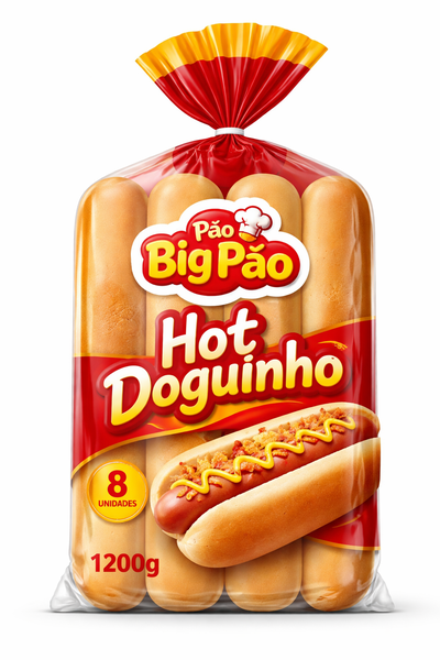 Pao Big Pao  Pct 1200g Hot Doguinho