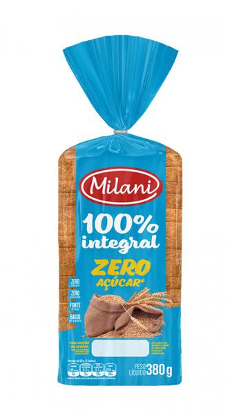 Pao de Forma Integral Milani 380g 0 Acucar