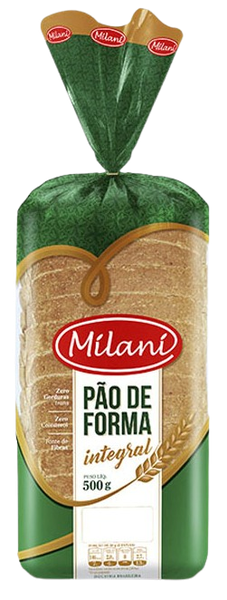 Pao de Forma Integral Milani 450g