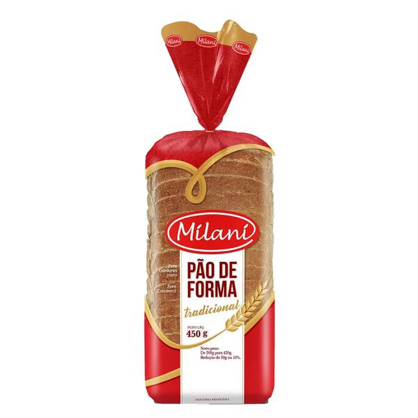 Pao de Forma Trad Milani 450g