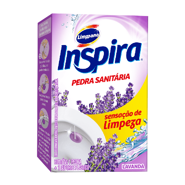 Pedra Sanitaria Redonda Inspira  Limppano Lavanda