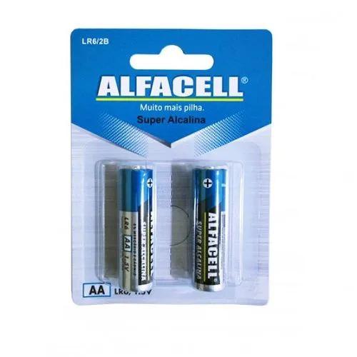 Pilha Alfacell Alcalina Pq AA 1,5V  2un LR62B