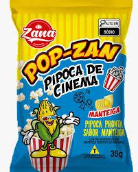 Pipoca Pronta Pop-ZAN Pct 35g Manteiga <<< INATIVO >>>