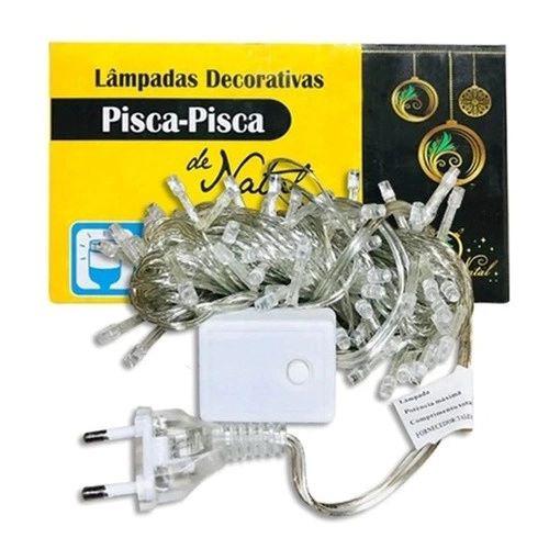 Pisca Pisca Led 100 Lamp 127V  Rio Ouro Ntl2100B Branco