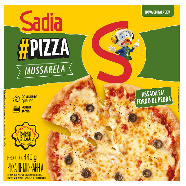 Pizza Pronta Cg Sadia Cx 440g Mucarela