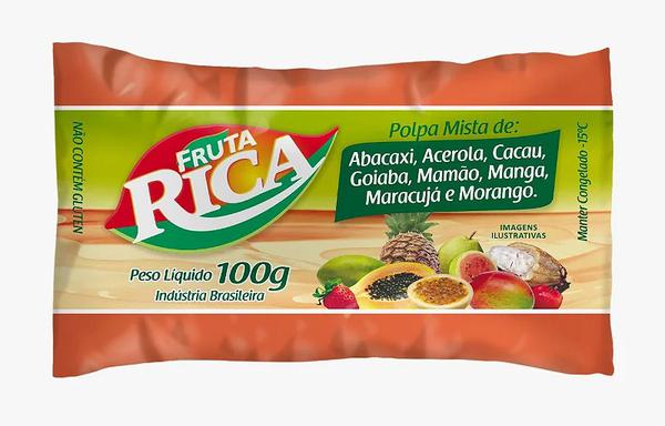 Polpa Fruta Cg   100g mista.coquetel