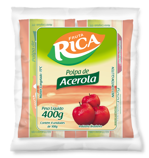 Polpa Fruta Cg Pct 400g Acerola