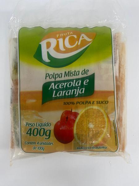 Polpa Fruta Cg Pct 400g Acerola e Laranja