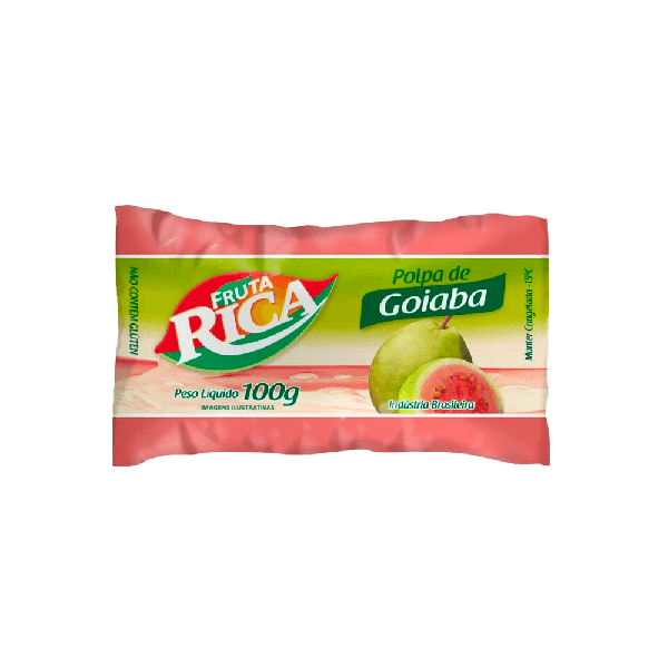 Polpa Fruta Goiaba 100g