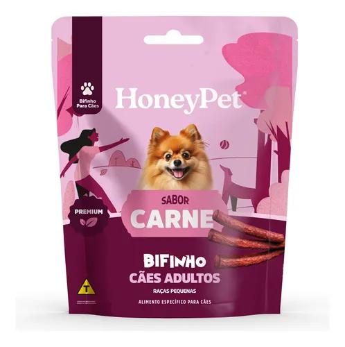Racao Alim Cao Bifinho Honey Pet 180g Carne Pequeno Porte