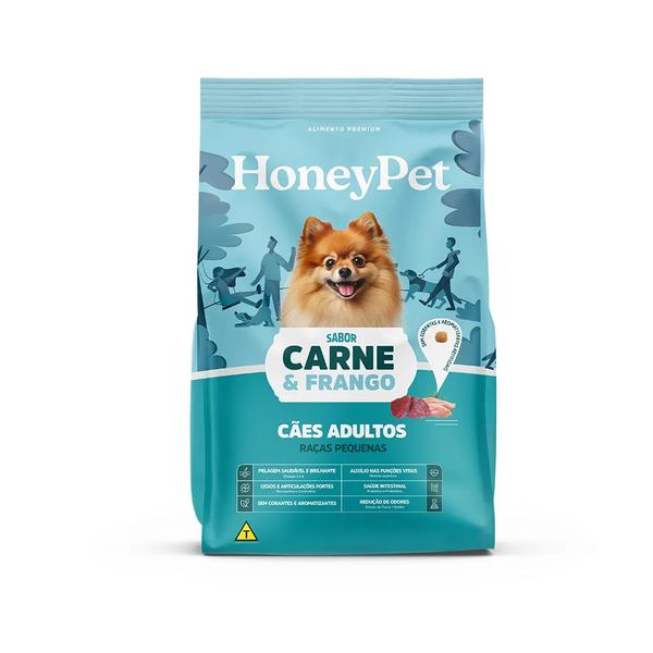 Racao Alim Cao Honey Pet 900g Carne Frango Filhote