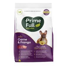 Racao Alim Cao Prime Full 900g Carne Frango Adulto Raca Pequena