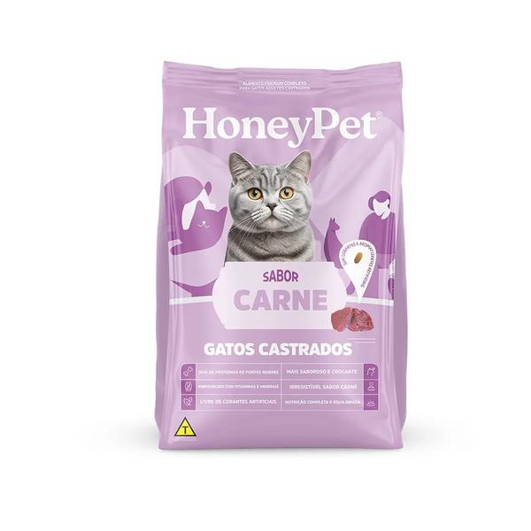 Racao Alim Gato Honey Pet  10kg Carne Castrado