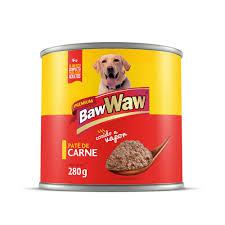 Racao Alim Honey Pet Enlatado  Baw Waw 280g Carne Cao