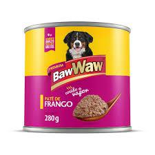 Racao Alim Honey Pet Enlatado  Baw Waw 280g Frango Cao