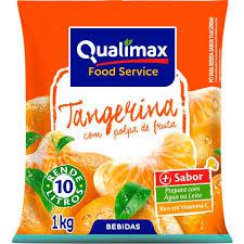Refresco Po Qualimax Pct 1kg Tangerina