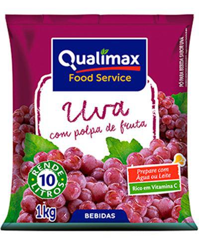 Refresco Po Qualimax Pct 1kg Uva
