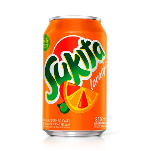 Refrigerante Sukita Sabores Lt 350ml Laranja