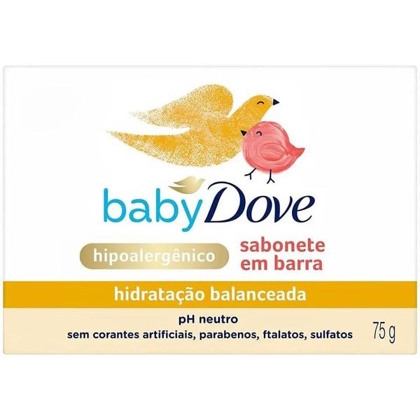 Sab Inf Dove Baby Cx 75g Hidratacao Balaceada