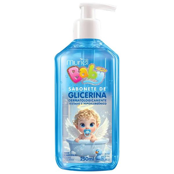 Sabonete Glicerina Liq Muriel Baby Fr 500ml Azul