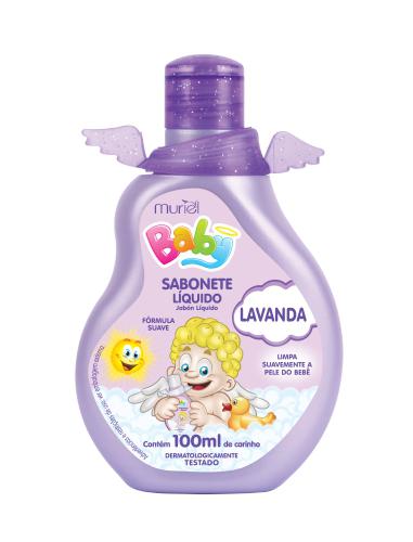 Sabonete Liquido Baby Muriel Fr 100ml Lavanda