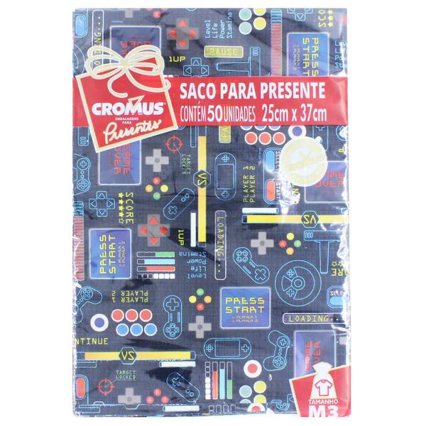 Saco Metalizado/Perolado 25x37Cm Cromus  Juvenil R99590605