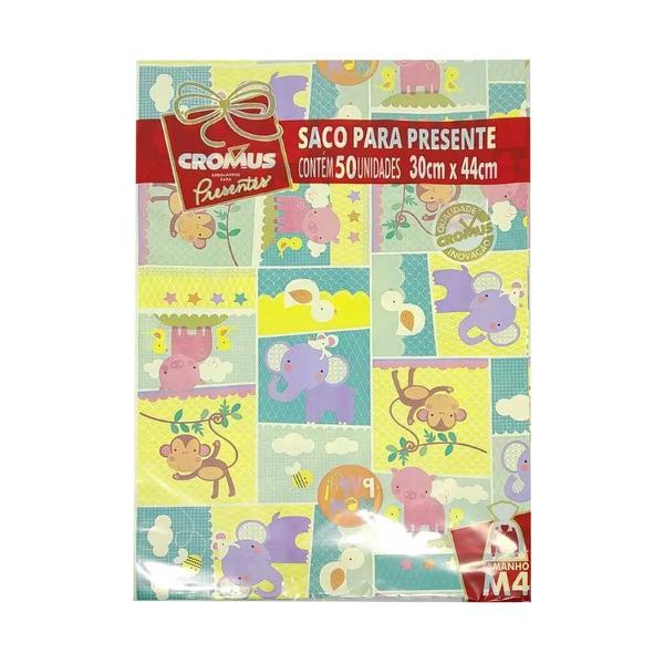 Saco Metalizado/Perolado 30x44Cm Cromus  Bebe Sortido 99590507