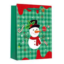 Sacola Papel Figuras Natalina 30 x 12 x 40 Cm Riomaster RMT2563