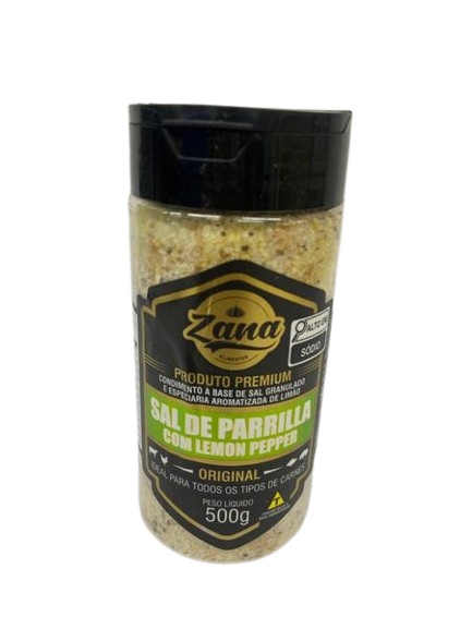 Sal de Parrilla Zana Pt 500g C/ Lemon Pepper