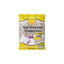 Sal Grosso Temp Zana Pct 500g Alho Especial